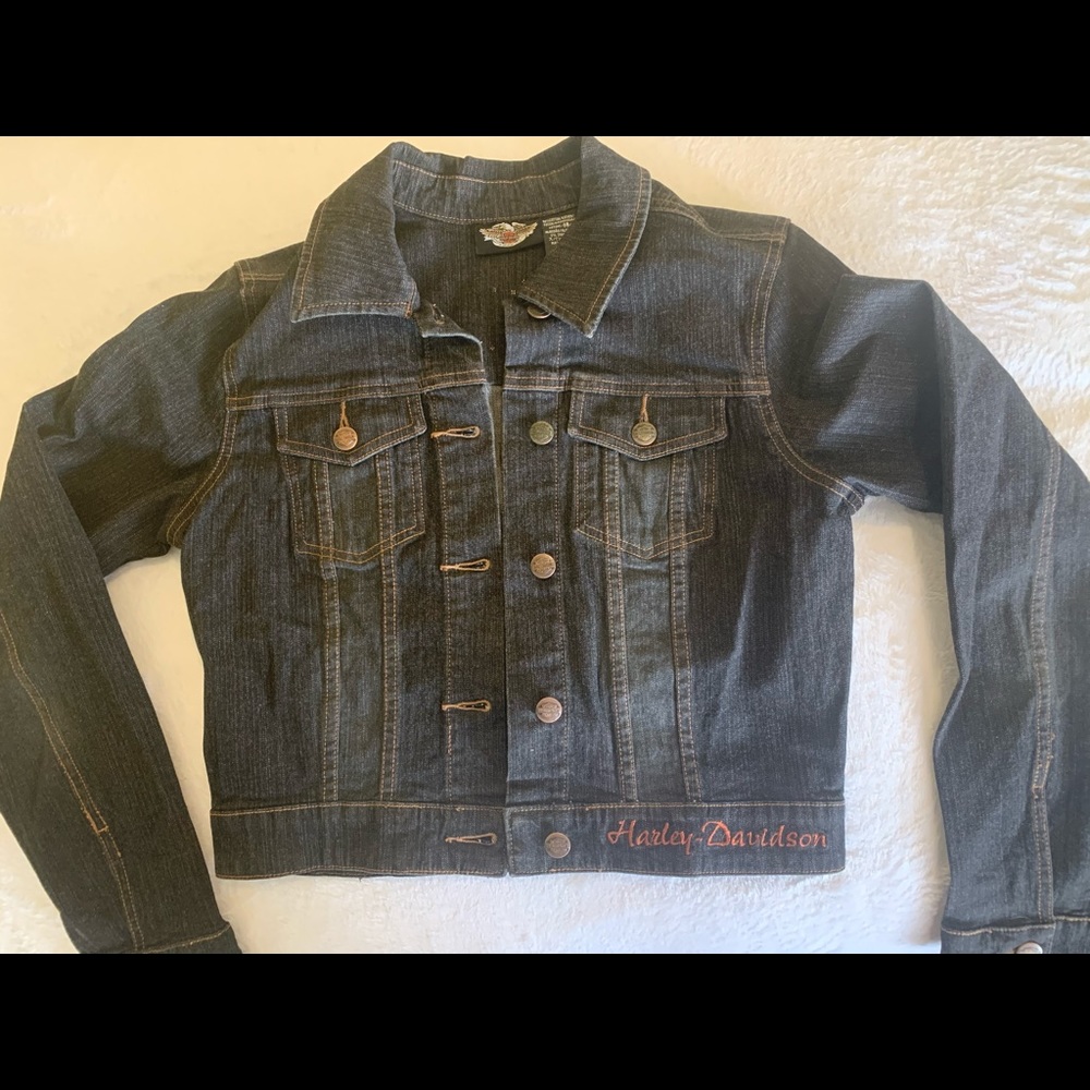 Harley Davidson Denim jacket never been worn
